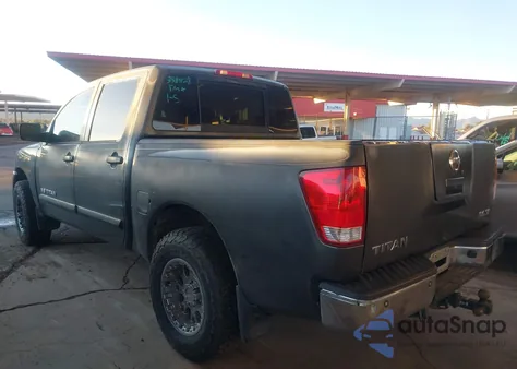 2008 Nissan Titan Le/Se from USA, damaged, VIN 1N6AA07D38N358828